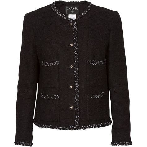 black Chanel style jacket